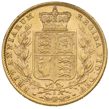 1873 Sterlina - Vittoria Giovane - Stemma Coronato - S