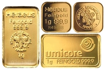Lingottino d'Oro 1 Grammo già Circolato