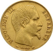 Marengo Francese - Napoleone III - Testa Nuda
