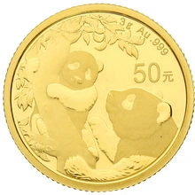 Panda Cinese 3g d'Oro - 2021