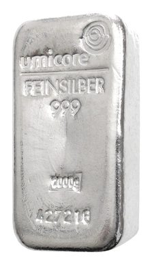 Umicore 1Kg Lingotto d'Argento
