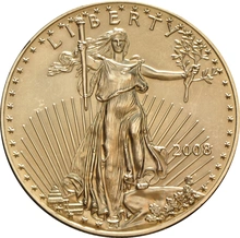 2008 Eagle Americana d'Oro 1oz
