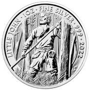Moneta d'argento 2022 Little John Miti & Leggende 1oz