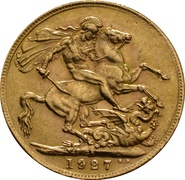 1927 Sterlina d'Oro Giorgio V - SA