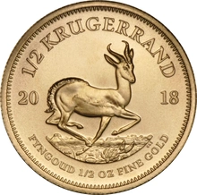2018  Krugerrand d'Oro 1/2oz