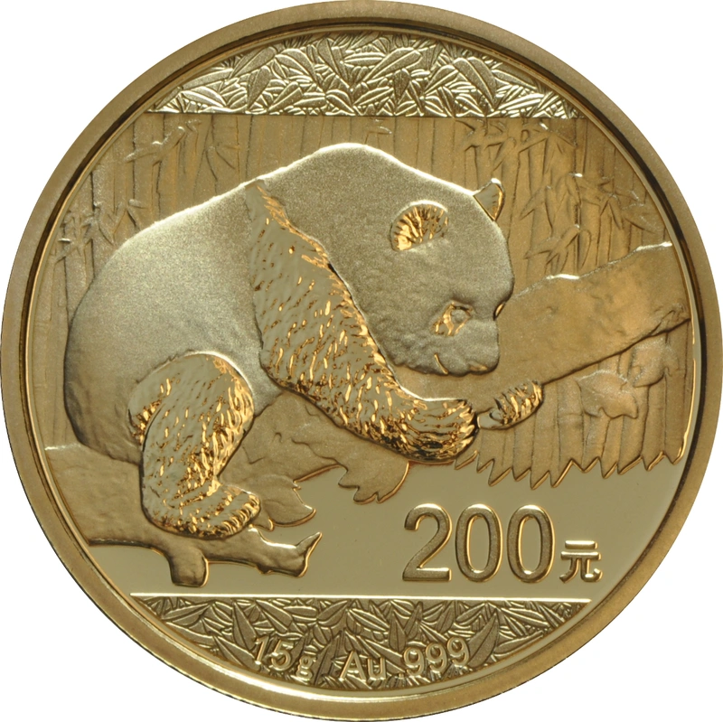 Panda Cinese 15g d'Oro - 2016