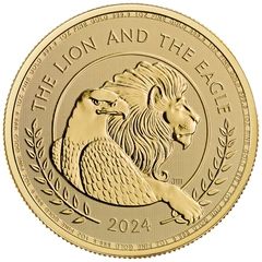 2024 Moneta d'Oro 1oz Il Leone e l'Aquila