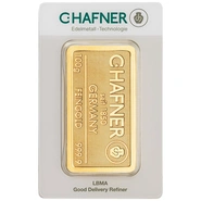 C. Hafner Lingotto d'Oro 100 Grammi
