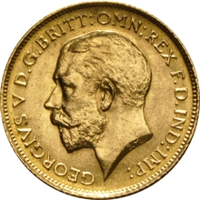 1912 Mezza Sterlina - Giorgio V - S