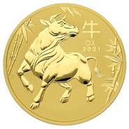 Anno del Bue d'Oro 2021 2oz - Perth Mint