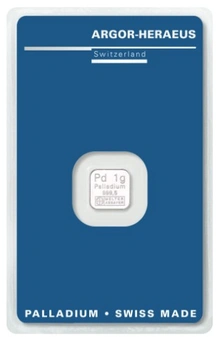 Argor-Heraeus Lingottino di Palladio 1g