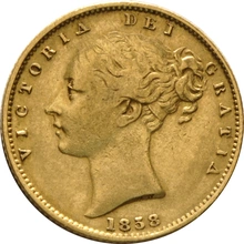 1858 Sterlina - Vittoria Giovane - Stemma Coronato - Londra