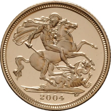 2004 Mezza Sterlina - Elisabetta II - Quarto Ritratto con Diadema - Proof senza Confezione