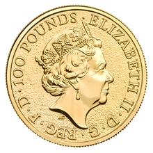 Grifone di Edoardo III d'Oro 1oz - Queens Beast