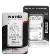 Lingotto d'Argento Nadir 1oz