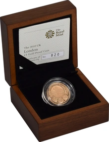 2010 Proof £1 d'Oro - Valuta UK - Londra