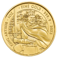 Moneta d'oro 2023 Re Artù Miti & Leggende 1oz