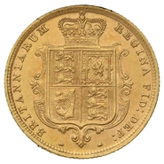1885 Mezza Sterlina - Vittoria Giovane - Stemma Coronato - Londra