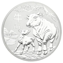 Anno del Bue d'Argento 2021 2oz - Perth Mint