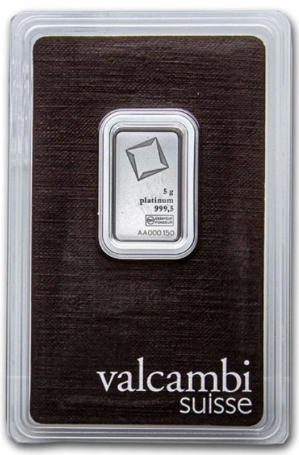 Valcambi Lingottino di Platino 5g