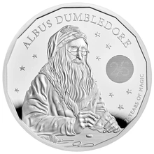 2023 25° Anniversario di Harry Potter - Albus Silente - Moneta d'Argento Proof 1oz