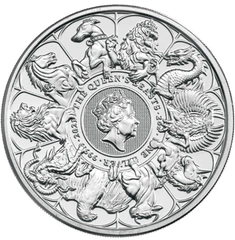 2021 Queen's Beast Completer d'Argento 2oz