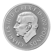 2026 Il Drago Reale Bestie Tudor Moneta di Platino da 1 oz.