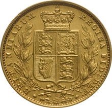 1883 Sterlina - Vittoria Giovane - Stemma Coronato - S