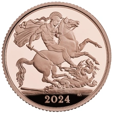 2024 Sterline d'Oro Proof - Cofanetto da 5 Monete