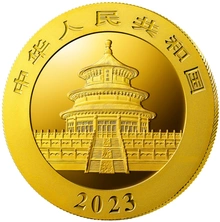 2023 Panda Cinese 8g d'Oro