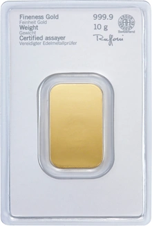 Heraeus 10 Grammi d'Oro