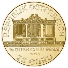 2025 Philarmonic Austriaca d'Oro 1/4oz