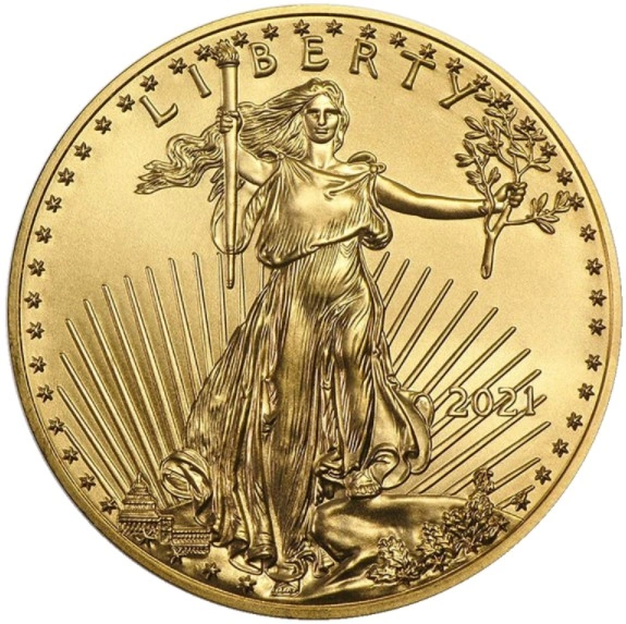 2021 Eagle Americana d'Oro 1/2oz