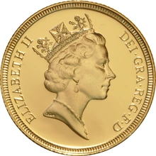 1987 Proof Sterline d'Oro - Cofanetto da 3 Monete