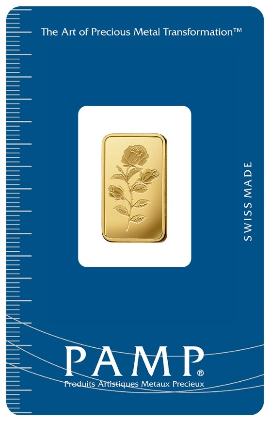 PAMP Rosa Lingottino d'Oro 5 Grammi