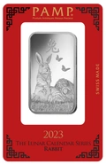 2023 Lingottino d'Argento PAMP 1oz Anno del Coniglio