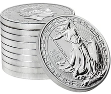 2019 Britannia d'Argento con Bordo Orientale 1oz