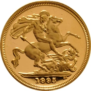Mezza Sterlina d'Oro Proof - Grado B