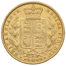 1865 Sterlina - Vittoria Giovane - Stemma Coronato - Londra