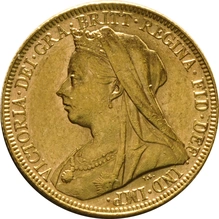 1894 Sterlina d'Oro - Vittoria Testa Velata - Londra