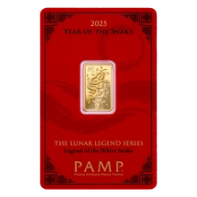 2025 Lingottino d'Oro PAMP 5g Anno del Serpente