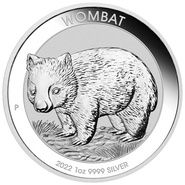 Moneta d'argento 2022 Vombato Australiano 1oz