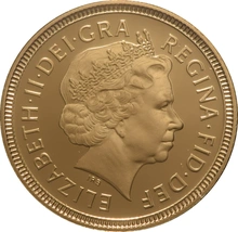 2001 Mezza Sterlina - Elisabetta II - Quarto Ritratto con Diadema - Proof senza Confezione