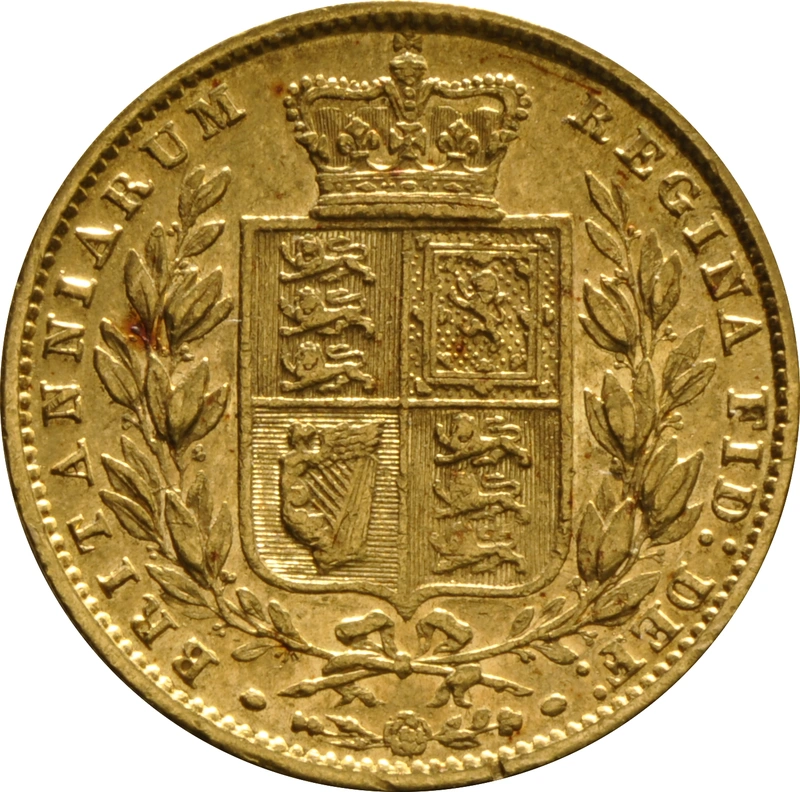 1859 Sterlina - Vittoria Giovane - Stemma Coronato - Londra