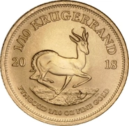 2018 Krugerrand d'Oro 1/10oz