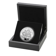 2024 Moneta d'Argento Proof 5oz confezionata - Anno del Drago