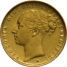 1886 Sterlina - Vittoria Giovane - M