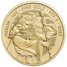 Moneta d'oro 2023 Merlino Miti & Leggende