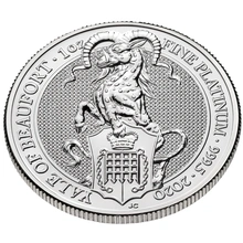 Centicora (o Aele) di Beaufort 1oz di Platino – Queens Beast