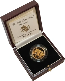 1996 Proof Sterlina d'Oro - Cofanetto